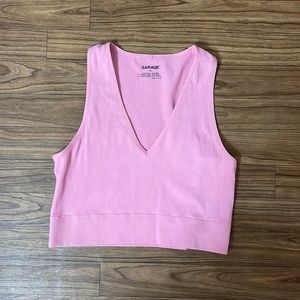 Pink Crop Top